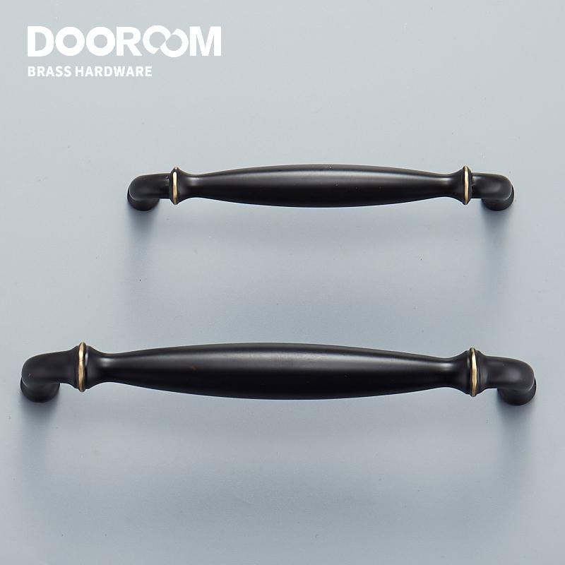 Dooroom Brass Furniture Handles Wardrobe Dresser Cupboard Shoe Box Cabinet  Drawer Pulls New Classic Pastoral European Knobs