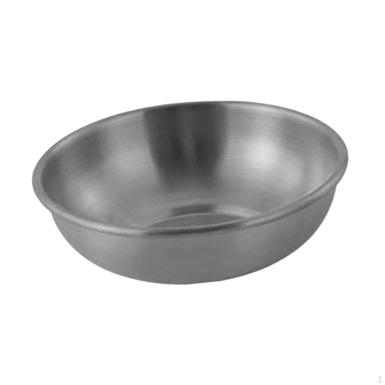 

Dipping Sauce Cup Seasoning Dish Serving for Food Shops Reusable Sturdy 7.6cm Silvery