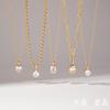 Titanium Steel Zirconia Necklace - Luxurious and High-end Collar Chain Jewelry - Stainless Steel Accessory