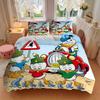 3pcs Donald Duck and Nephew Bedding Set, Including 1 Quilt Cover and 2 Pillow Shams, Without Filling, Soft and Comfortable Home Bedroom S033
