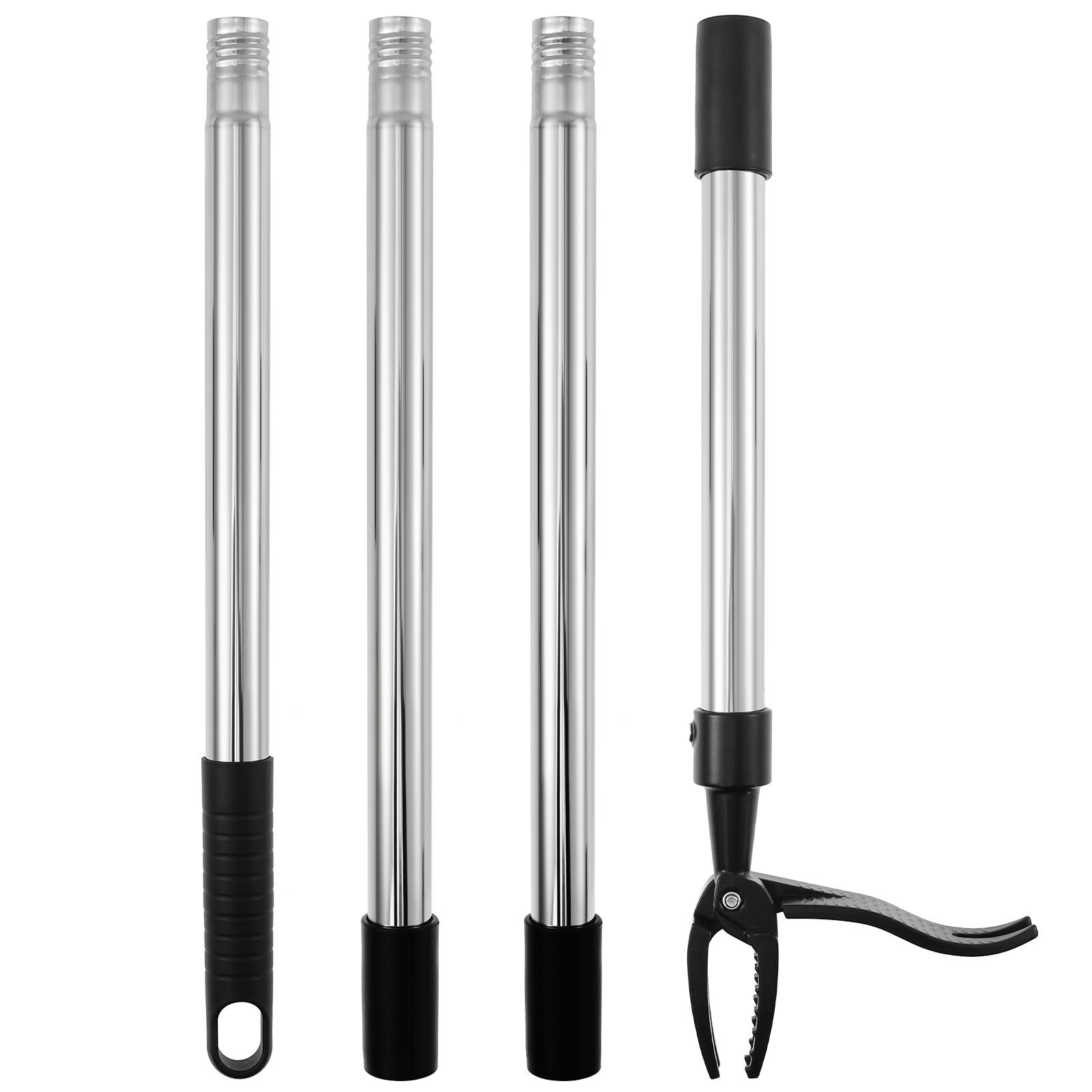 

Weed Puller Tool Adjustable Stand Up Weeder with Long Handle Lightweight Weed Remover Tool for Lawn Gardening Transplanting чорний