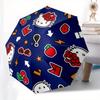 1pc Hello Kitty PatternUmbrella with Plastic Handle,Suitable for All Seasons Home Travel Outdoor UmbrellaSanlio209