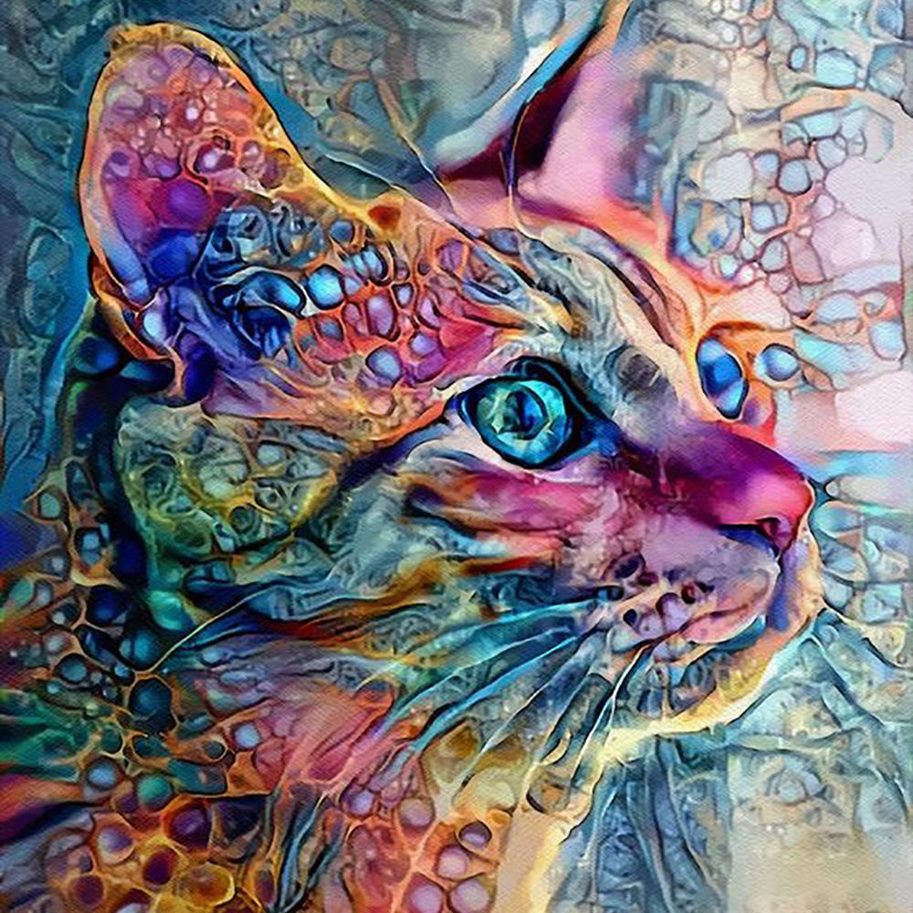 DIY Full Round Diamond Painting Cross Stitch 3D Animal Cartoon Princess Home Decorative Art Diamond Painting 5d Diamond Art Painting