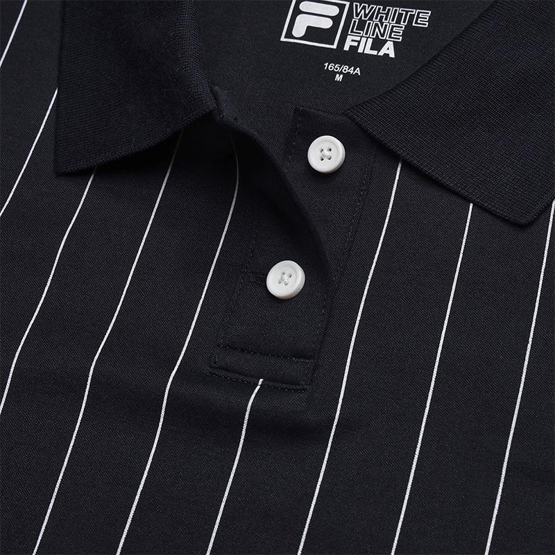 Fila Heritage Pullover Knit Cool Short Sleeve Dress Women Dresses F51W638303F-NV