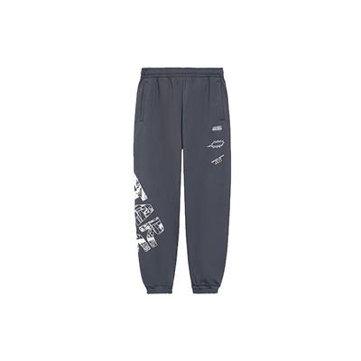 X Star Wars Buchstaben-Print Lässige Lockere Jogginghose Herren Unterteile Dunkelgrau AKLS477-2