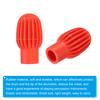 PATIKIL Drum Stille Tip voor Drum Siliconen Rubber Oefen Percussie 4 Stuks Demper, Drumstokken, Demper, Tip, Demper, Rood,
