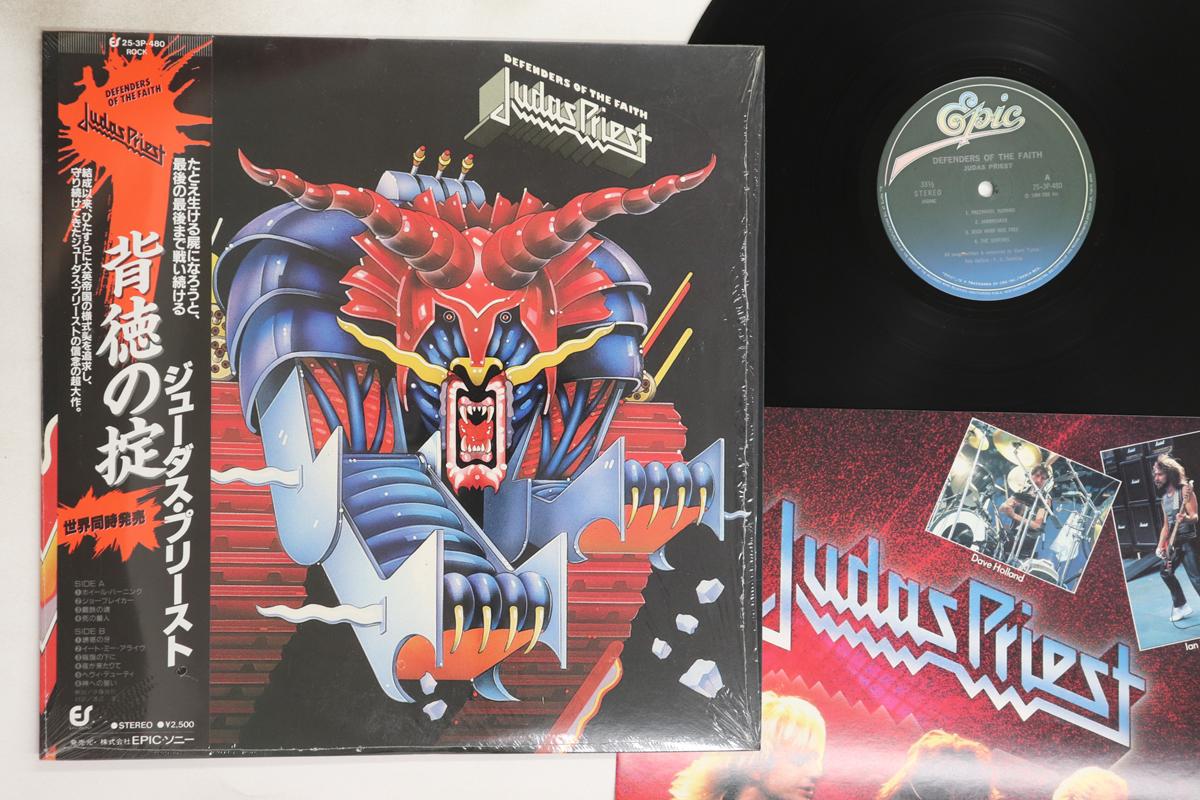 

LP Пластинка JUDAS PRIEST - Defenders Of The Faith 253P480 EPIC 1984 Япония Оби Металл Б/У