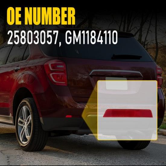 Rear Bumper Reflector Light Left Driver Side Fit For Chevrolet Equinox 2010-17 K