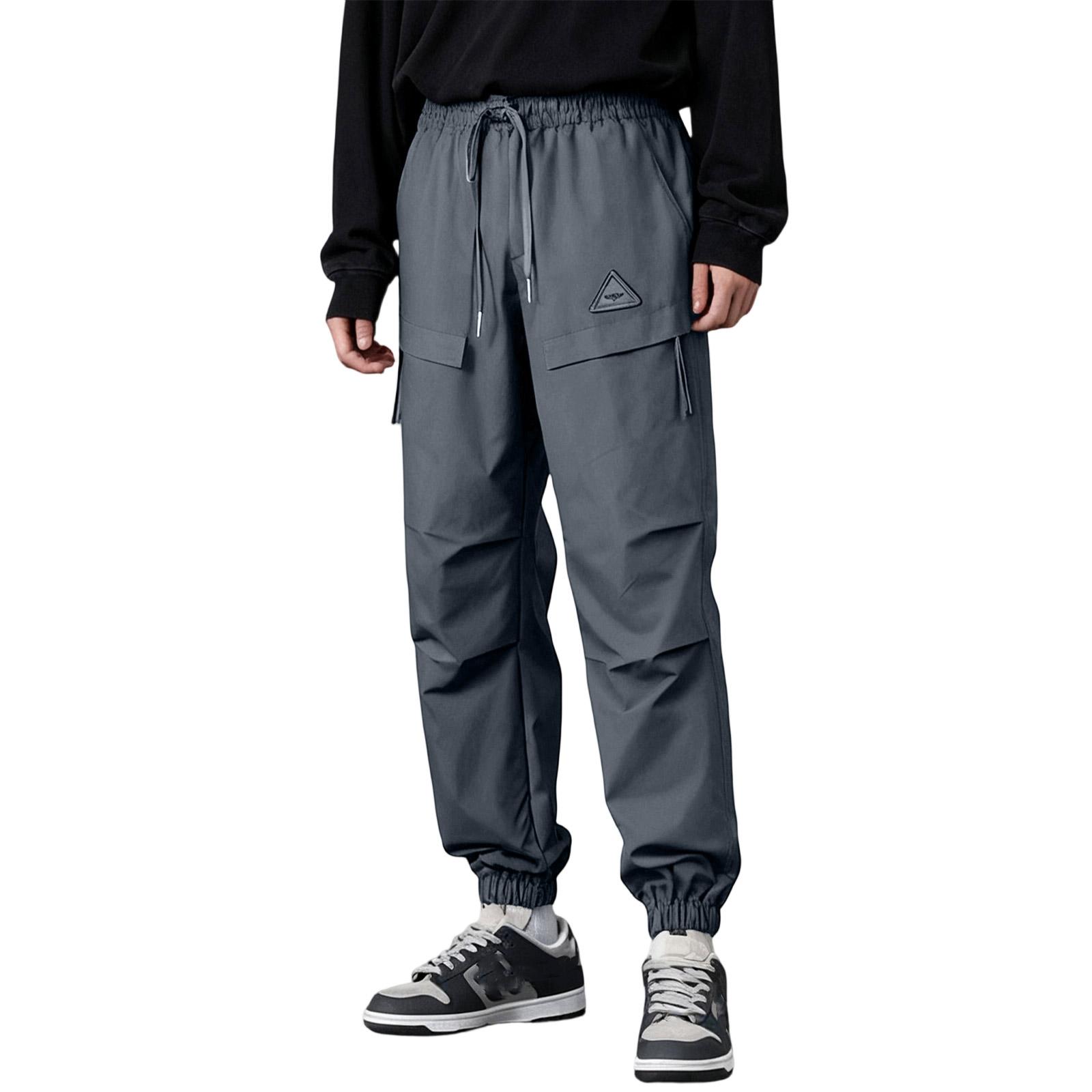 

Men s Leisure Sports American Retro Function Paratrooper Tie The Feet Workwear Trousers XL