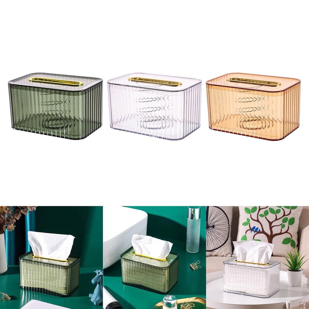 Tissue , Facial Holder Case Dispenser Box Holder, for Car Bathroom Restaurant