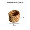 Minimalist Nordik El Yapımı Rattan Sonbahar Dokuma Yemek Peçete Halkası El Yapımı Kağıt Havlu Halkası Kumaş Halkalı Kare Peçete Halkası