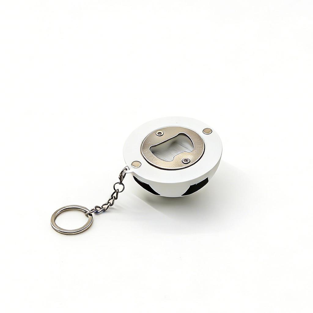 Ball Magnetic Bottle Opener Keychain Funny Novelty Gift for Beer Lovers Home Bar Accessories with Magnet for Easy Use