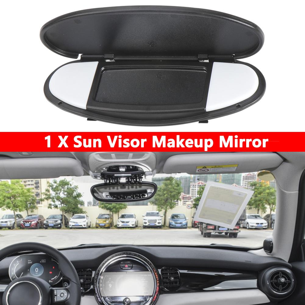 Makeup Mirror Cover Replacement Car Makeup Mirror Sun-Shading Visor Auto Accessories for BMW Mini R55 R56 R60 2007-2014