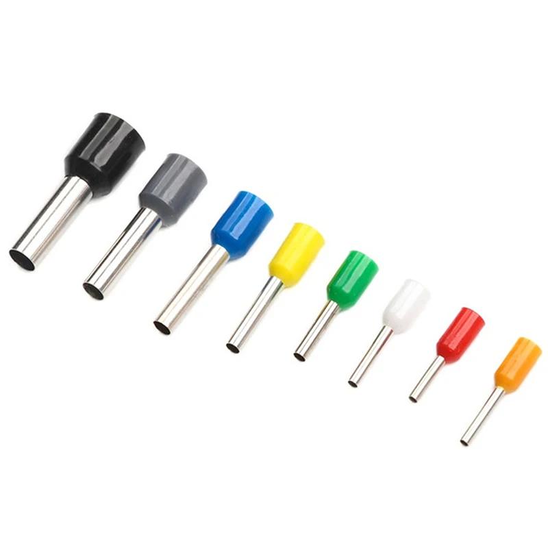 Kit 400 buc Conectori de Sârmă | Terminale Izolate pentru Sertizare | Mărimi: E0508, 7508, 1008, 1510, 2512, 4012