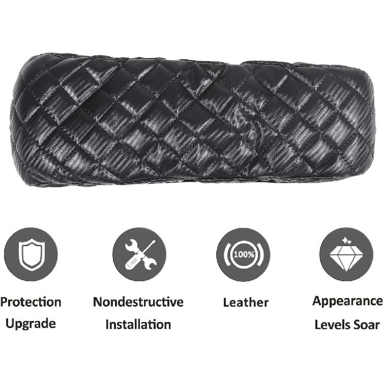 Car Center Console Pad for BMW X1 U11 2023-2024 Car Armrest Cover Leather Cushion Waterproof Car Armrest Seat Box Protector Accessories (Carbon