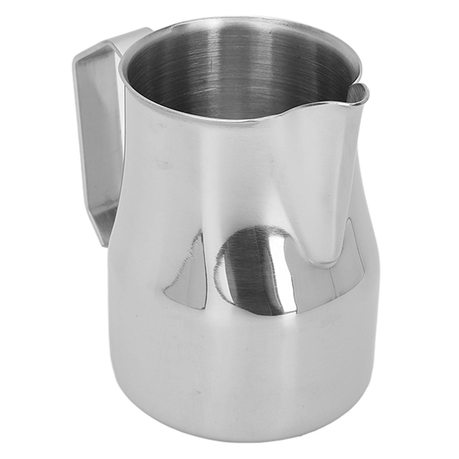 

Milk Frothing Pitcher Coffee Steaming Pitcher 304 Stainless Steel Coffee Milk Cup Milk Frother Cup Olecranon Type