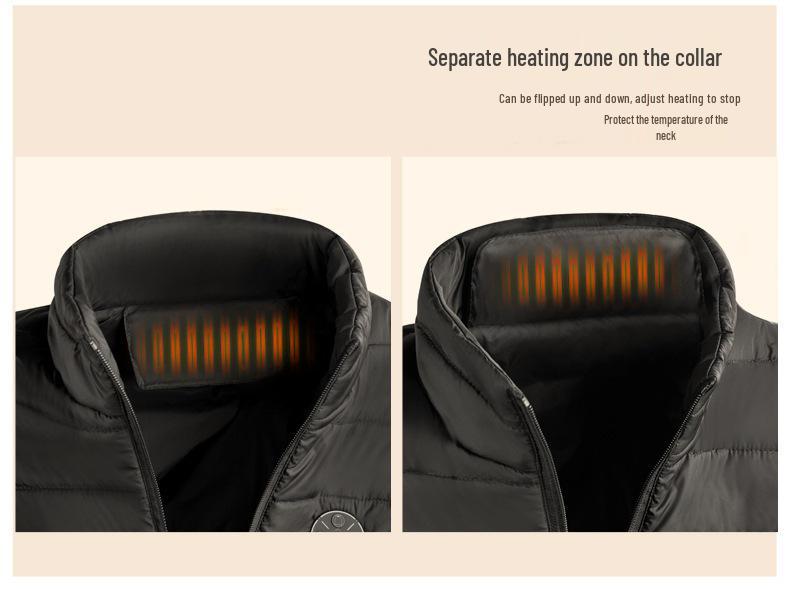 Unisex Smart Electric Heated Vest for Full-Body Warmth