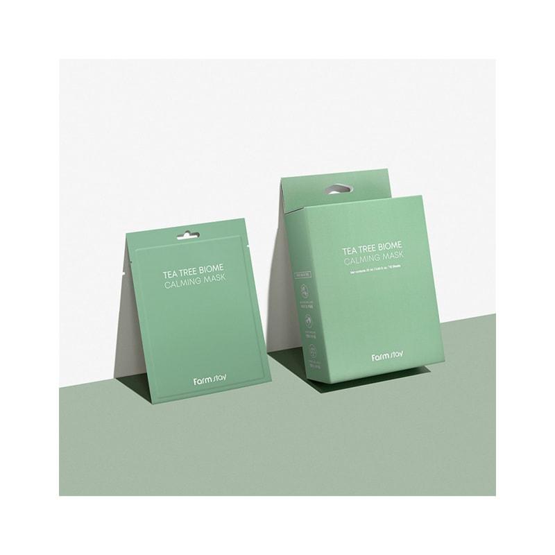 Farmstay Tea Tree Biome Calming Mask Pack (10 Sheets)