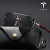 Pour Tesla Model 3 Model Y Model S Model X Cybertruck Voiture Lunettes de Soleil Mode Haut de Gamme Hommes Femmes Protection UV Lunettes de Conduite