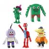 5 In 1 Smilings Friend Building Block Set Glep,Pim,Charlie,alan,Mr Frog Model Toys Cartoon Figures Toys Kids Birthday Gifts