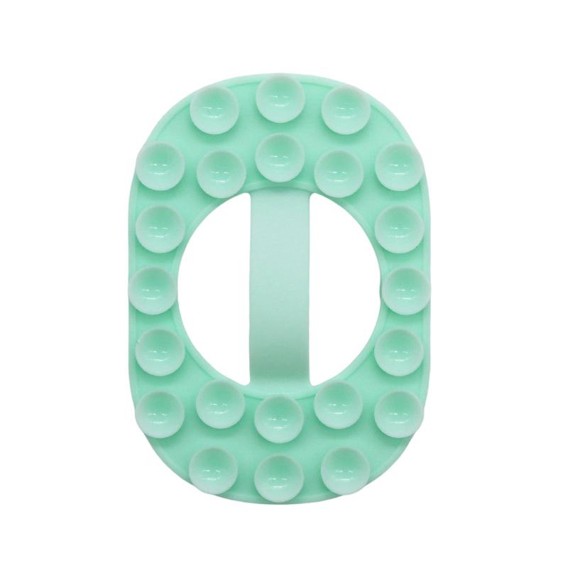 Double Side Silicone Pad For Mobile Phone Fixture Suction Cup Backed Adhesive Silicone Rubber Sucker Pad For Fixed Pad