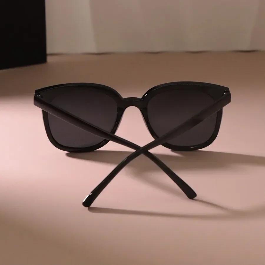 Cool Big Frame Square Sunglasses for Women Men Fashion Designer Brand Colorful Mirror Lens Black Colors