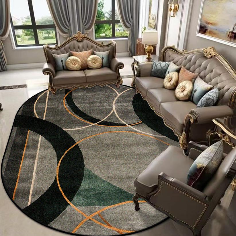 Geometric Luxury Carpet Living Room Decoration Home Customizable Bedroom Carpets Washable Floor Mats Large Area Rug Bedside