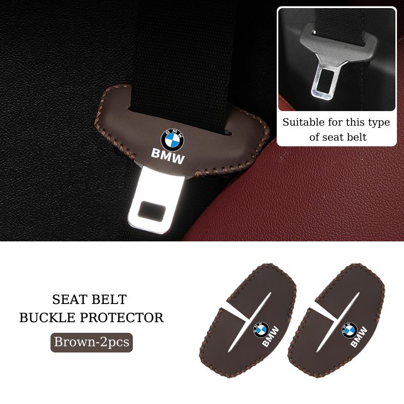 

2025 Hot 2/5pcs Car Seat Belt Buckle Anti-scratch Protector Cover For BMW Performance F20 F30 F10 F40 E92 G01 E91 G20 G30 G05 G0