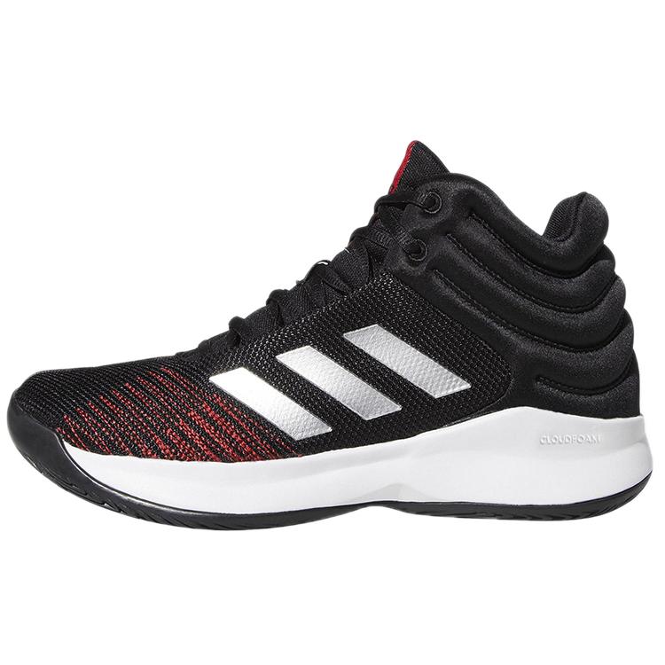 

новые баскетбольные кроссовки Adidas Pro Spark 2018 Core Black / Silver / Scarlet 44.5