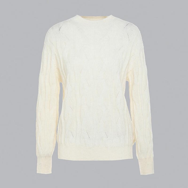 

G·TENNA MH82050 Женский кашемировый свитер с круглым вырезом One Size