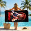 Chucky Fashion Beach Towel: Ideal for Summer Adventures Soft, Absorbent and Quick Drying Suitable for Swimming and Bathing