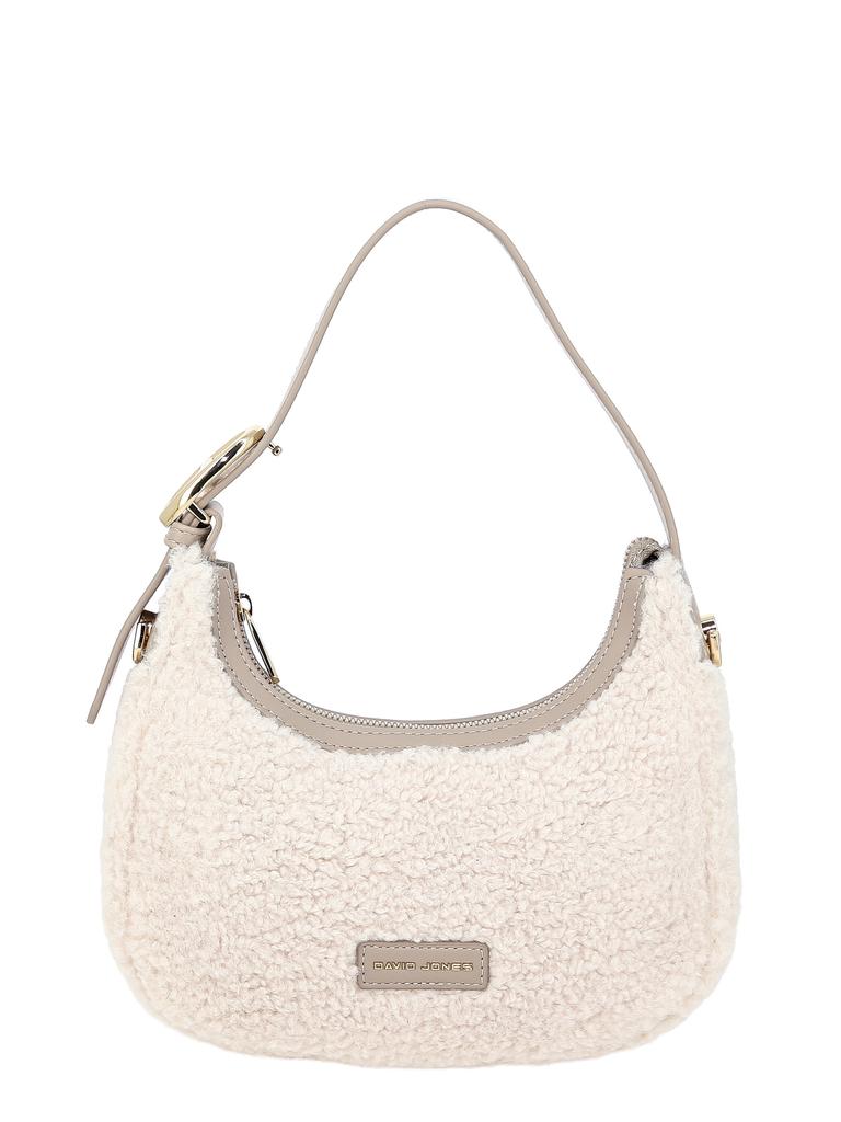 David Jones women's small shoulder bag with faux fur
