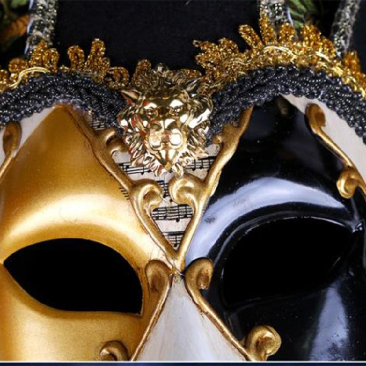 Masquerade Mask Halloween Cosplay Eyemask Masquerade Full Face Mask for Halloween Costume Masquerade Party Proms