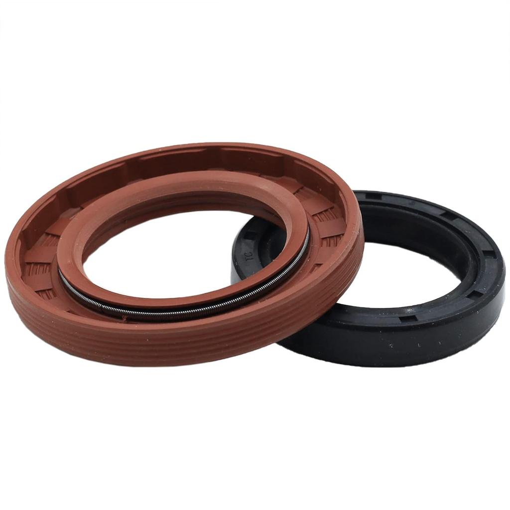 Bottom Crank Lower Oil Seal 92049-7028 92049-7010 Compatible with Kawasaki FH531V FH541V FR, FS, FX Series 4 Stroke Engine (92049-7028+92049-7010)