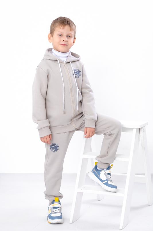 Tracksuit (boys) – Warm Zip Hoodie & Pants with Print, Winter, 6436-025-33-4 HC