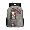 S-Santoro G-Gorjuss Rucksack für Männer Frauen Cooler Studenten Business Tagesrucksack Niedliche Puppen Spielzeug Laptop Computer Umhängetasche Geschenk