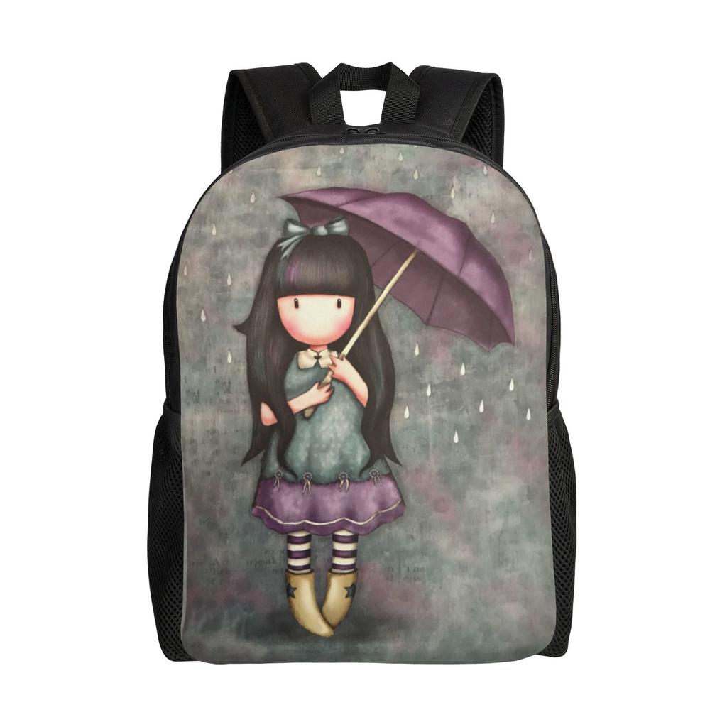 S-Santoro G-Gorjuss Rucksack für Männer Frauen Cooler Studenten Business Tagesrucksack Niedliche Puppen Spielzeug Laptop Computer Umhängetasche Geschenk