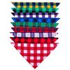 Classic Red Black Plaid Pet Dog Bandana Cat Puppy Pet Dog Accessories Pet Neckerchief Scarf Dog Saliva Towel
