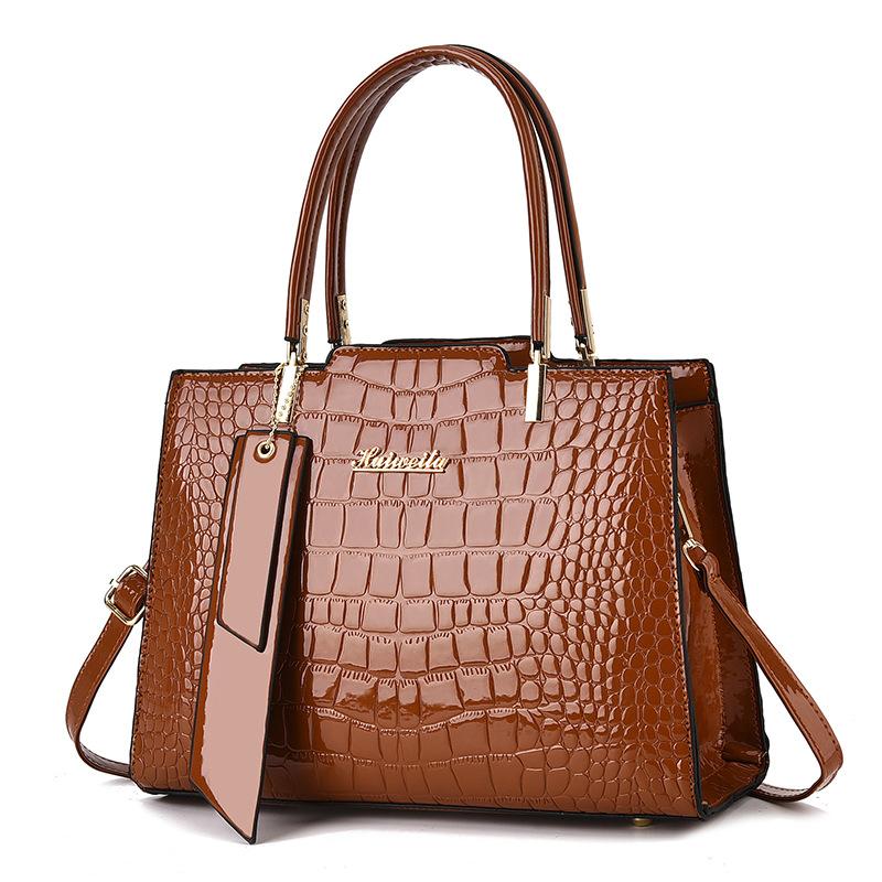

Женская сумка New Alligator Print Temperament Commuter Tote Western Atmosphere Simple Single Shoulder Crossbody Bag .