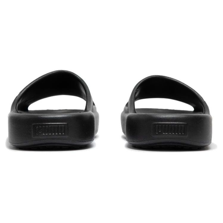 Puma Shibui Cat Unisex Slippers Black White Comfortable Soft Sole Anti Abrasion 400771-01