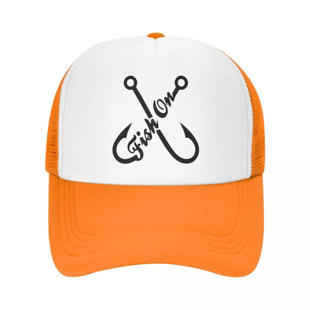 Custom Fish On Trucker Hat Women Unisex Adjustable Adult FisherUnisex Fishing Baseball Cap Summer Dad Hat