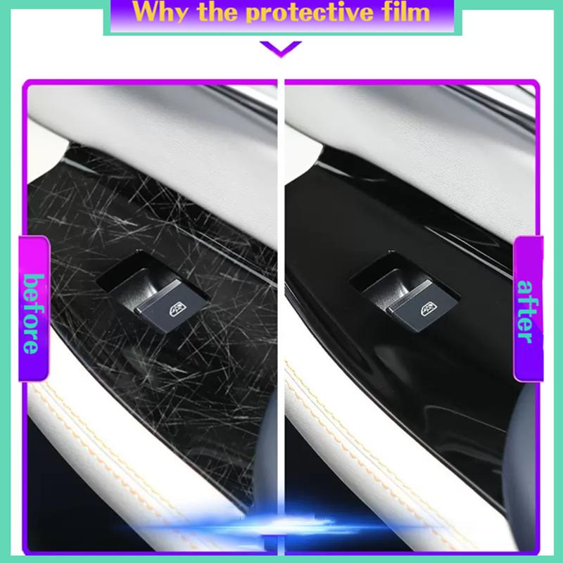 TPU Film For BMW X3 X4 G01 G02   2024 Car Navigation Screen Gearbox Protective Sticker Anti-scratch Interior Accessories