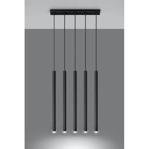 PASTELO 5 Black Hanging Lamp