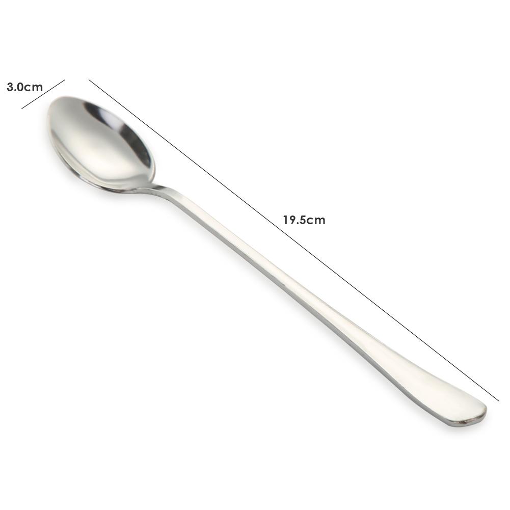 Long Handle Coffee Spoons Stainless Steel Coffee Tea Spoons Stirring Ice Spoon Home Tableware Kitchen Gadgets