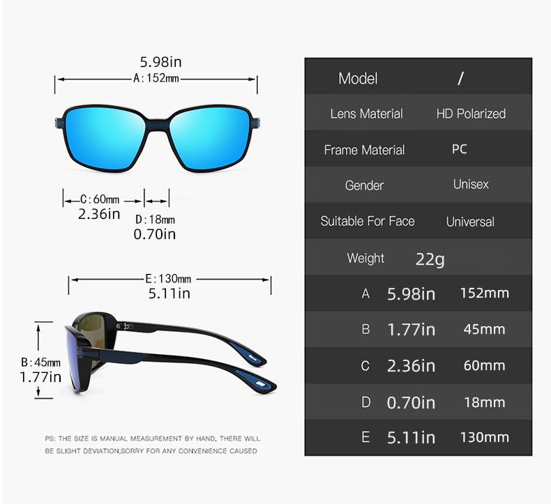 UV Resistant Fishing Sunglasses TAC Lens Outdoor Style Glasses for Strong Light Protection Durable Eyewear