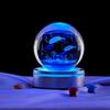 3D Laser-Carved Deep-Sea Fish Crystal Ball Night Light Ornament