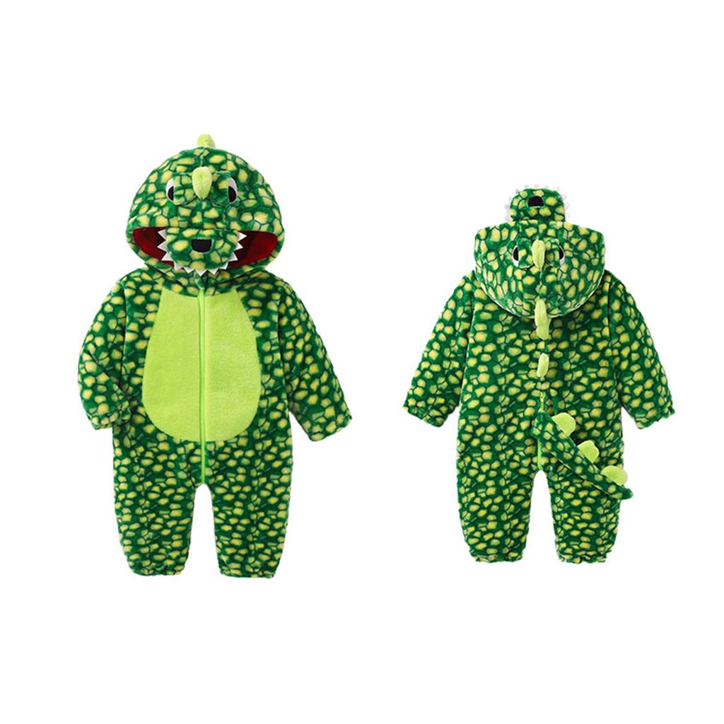 Kids Dinosaur Kigurumi Baby Halloween Christmas Costume Children Costume Cold Weather Wear Room Wear Boy Girl Birthday Baby Shower Commemorative Photo