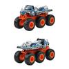 Hot Wheels Monster Truck Transporter Assorted Vehicle Toy Mini Car 4 Cars Box Sold Ages 3 and Up Multi 986F-HWN86
