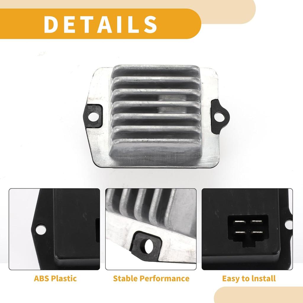 HVAC Blower Motor Resistor Heater Blower Resistor for Suzuki Sx4 2008-2013 Metal ABS Black