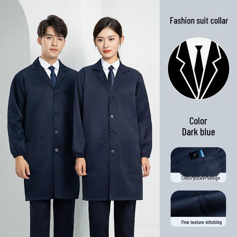 Modrá reflexní pruhovaná halena: Pracovní oděv odolný proti opotřebení s dlouhým rukávem a potiskem loga na zakázku